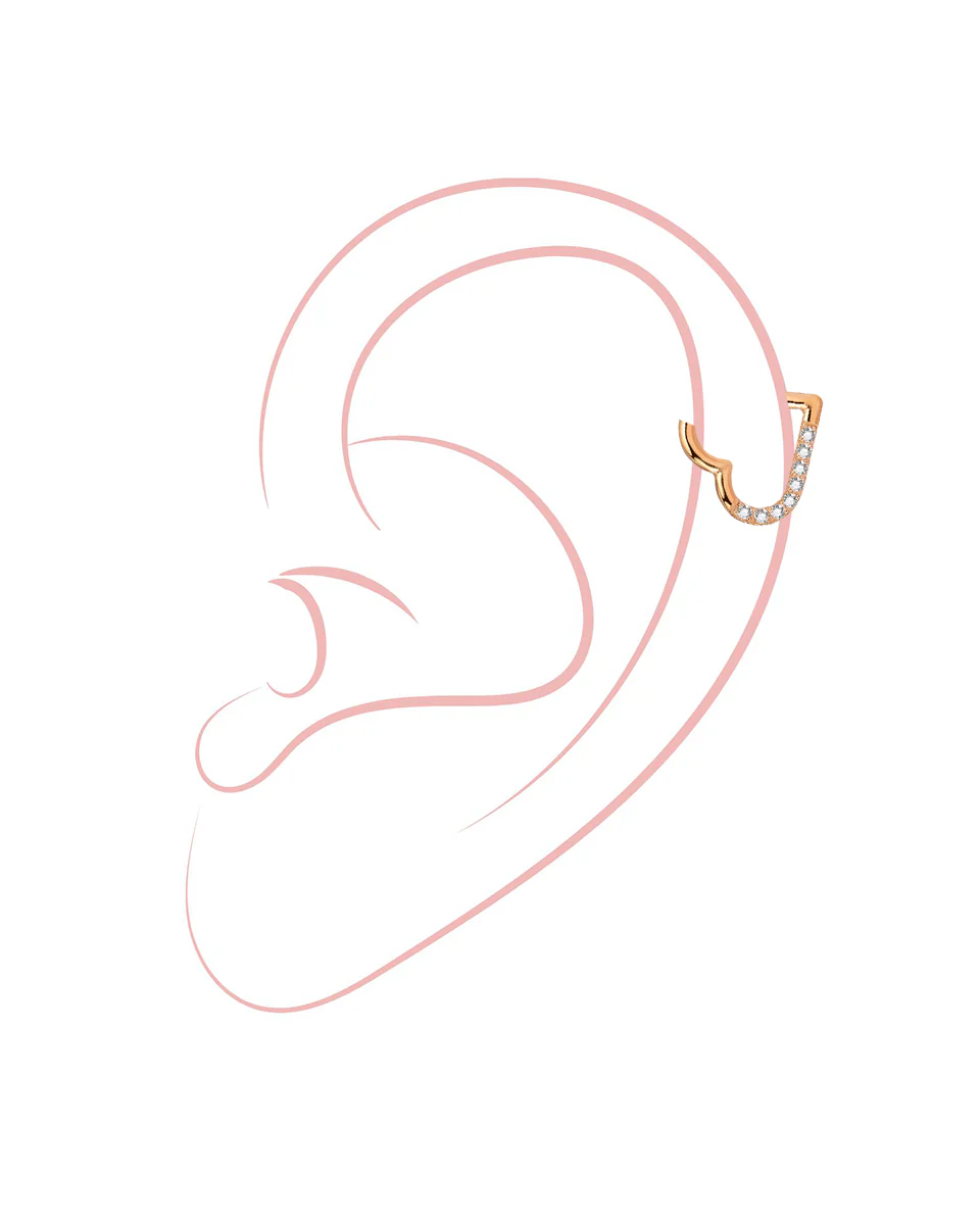 Shine Heart Titan Piercing - Image 5