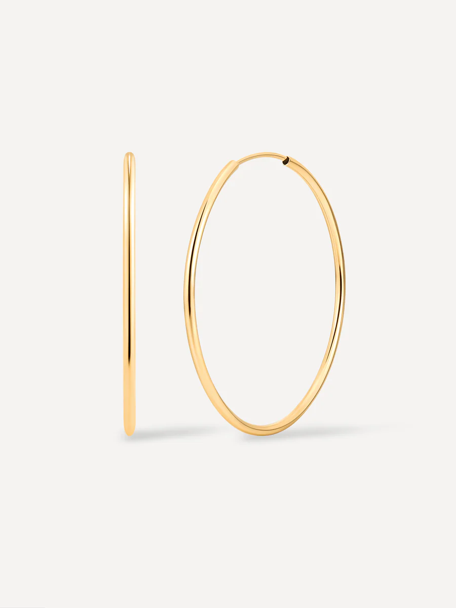 Slim Hoop Extra Large Ohrringe - Image 12