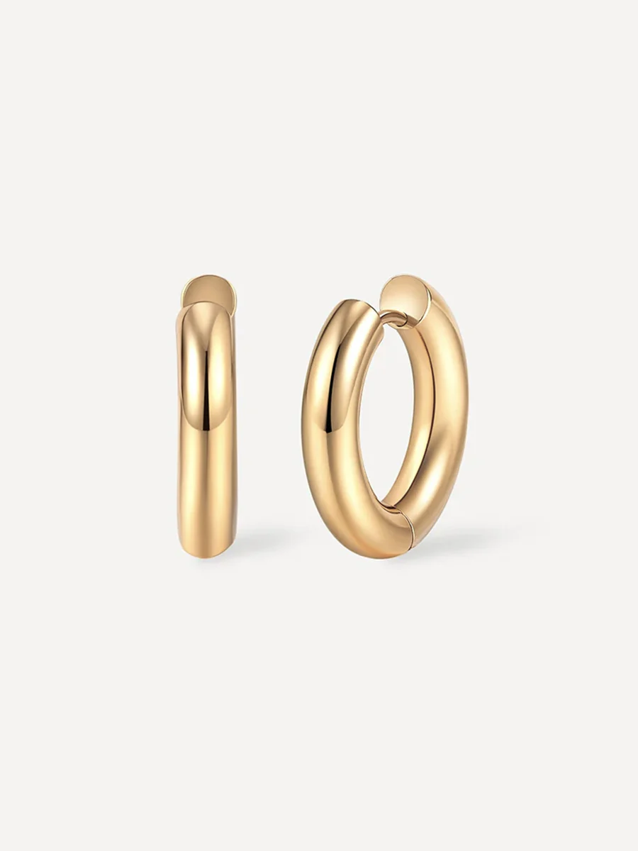 Smooth Hoop Regular Ohrringe - Image 10