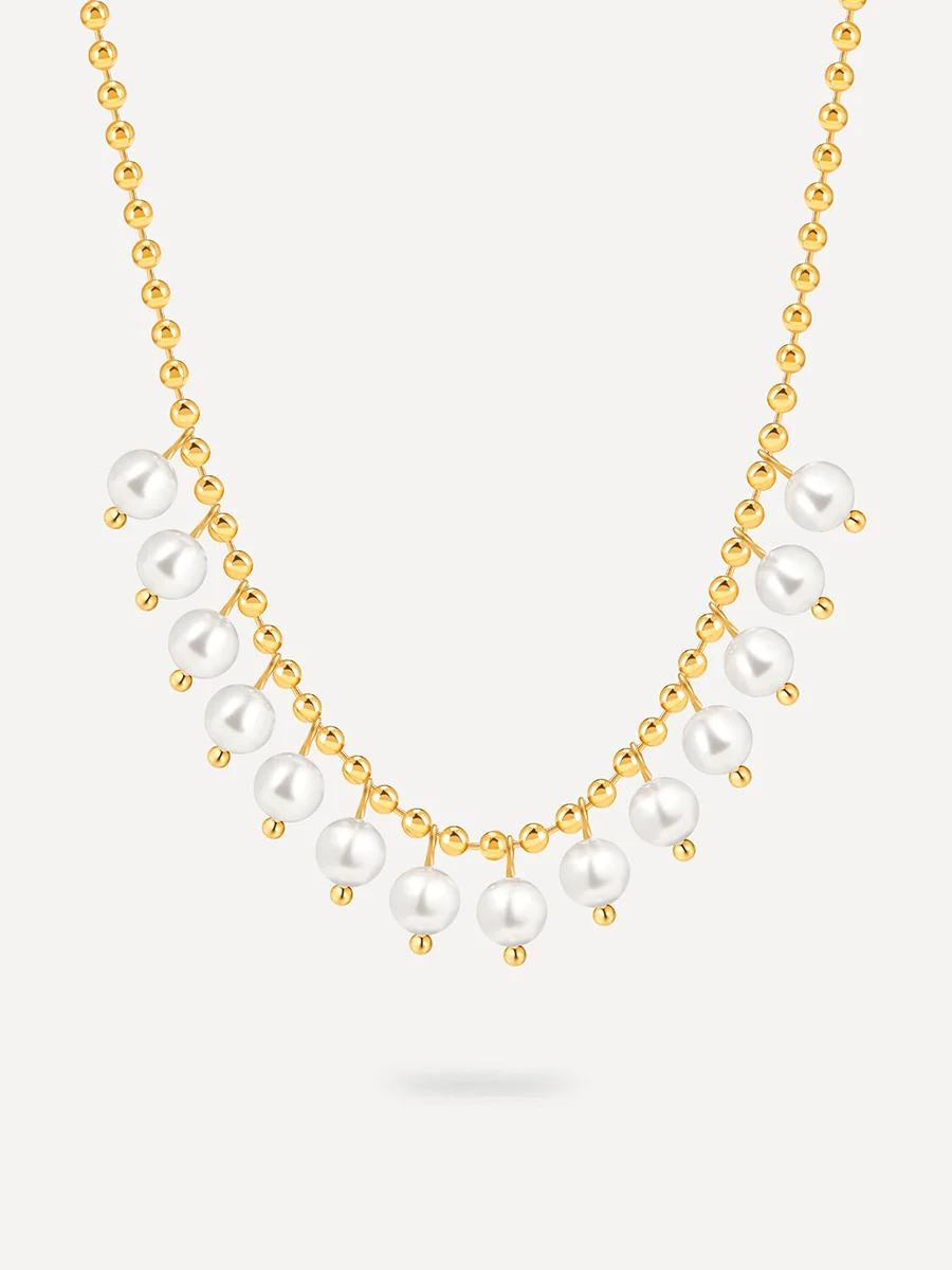 Spherical Art Pearls Kette