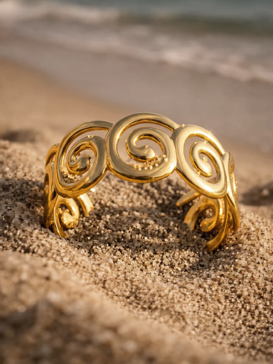 Spiral Elegance Armcuff - Image 4