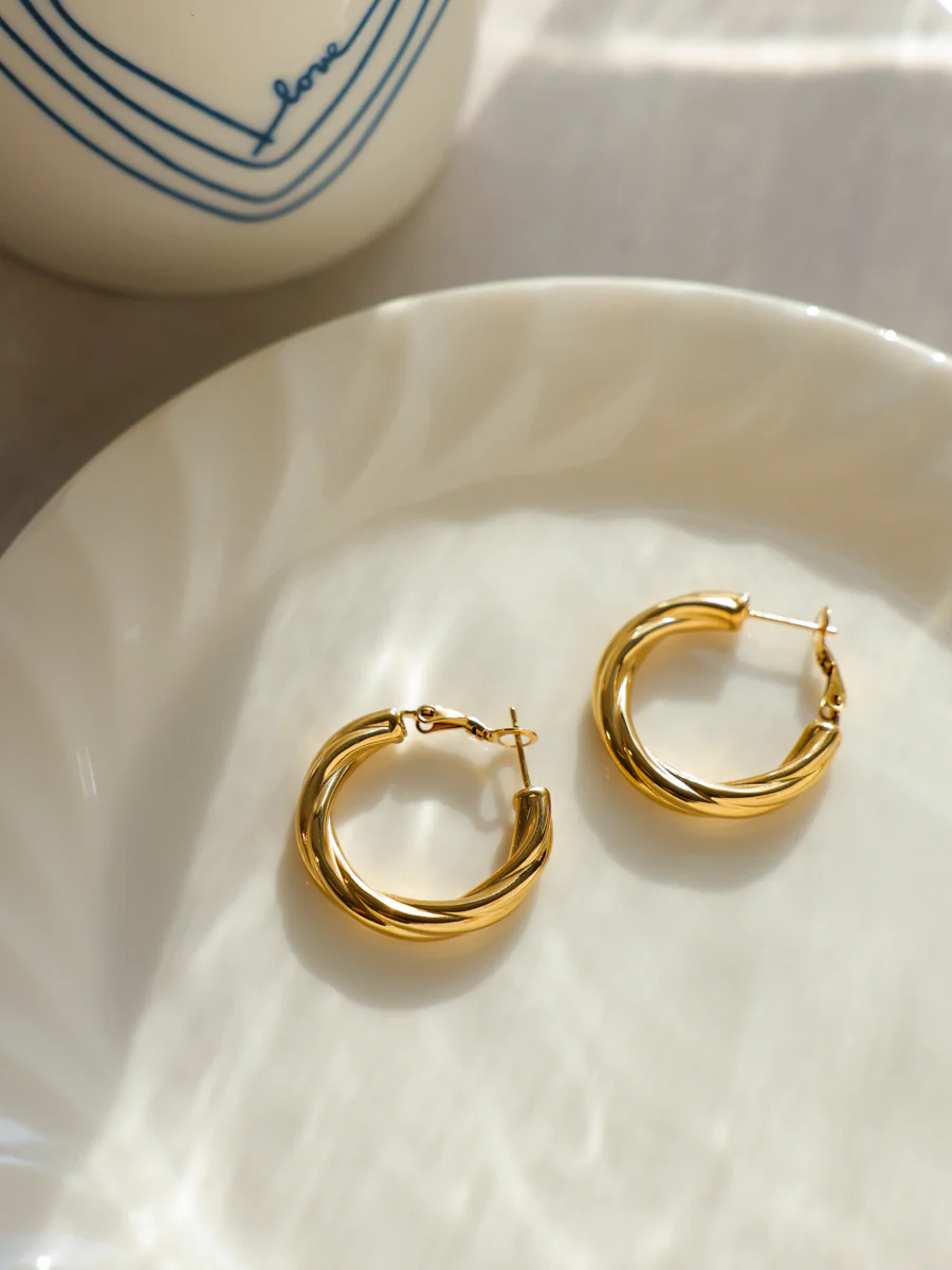 Spiral Hoop Ohrringe - Image 4