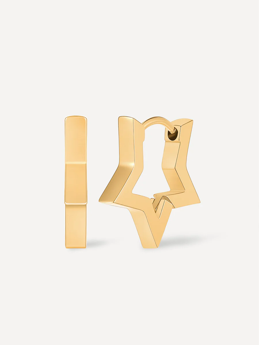Star Huggie Ohrringe - Image 10