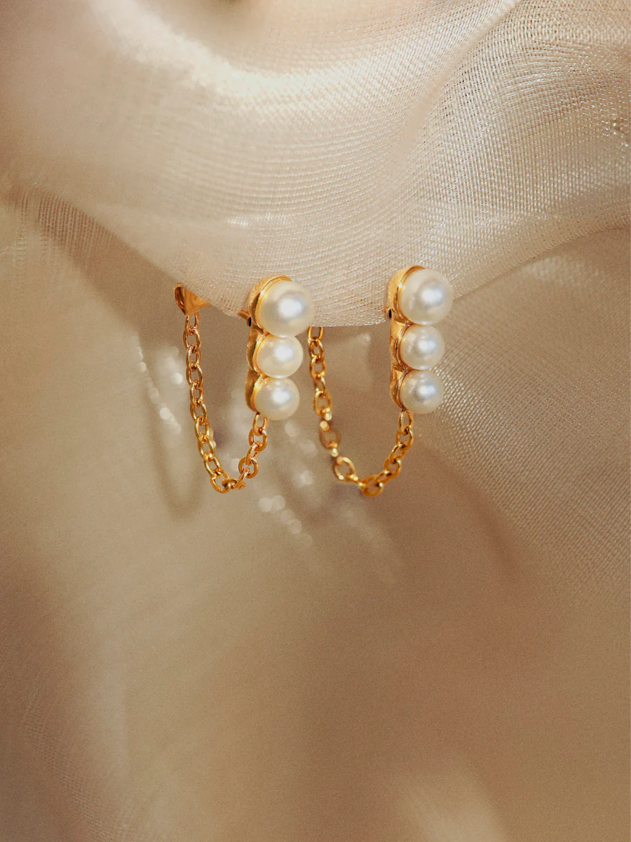 Starry Pearl Ohrringe - Image 4
