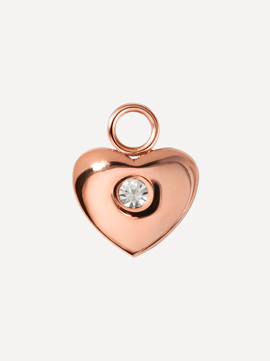 10,6x8,5mm Stellar Heart Ohrring-Charm - Image 3