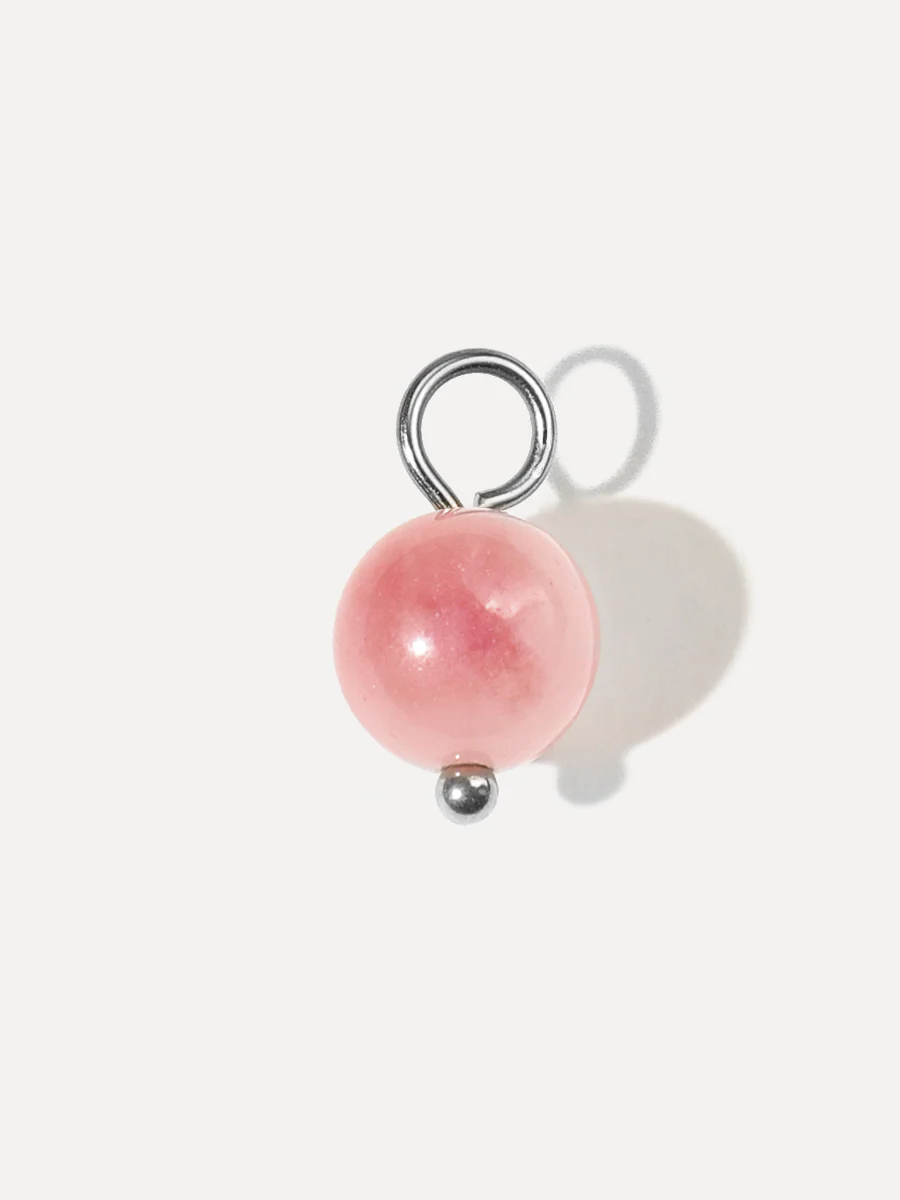 8,4mm Strawberry Pink Ohrring-Charm - Image 3