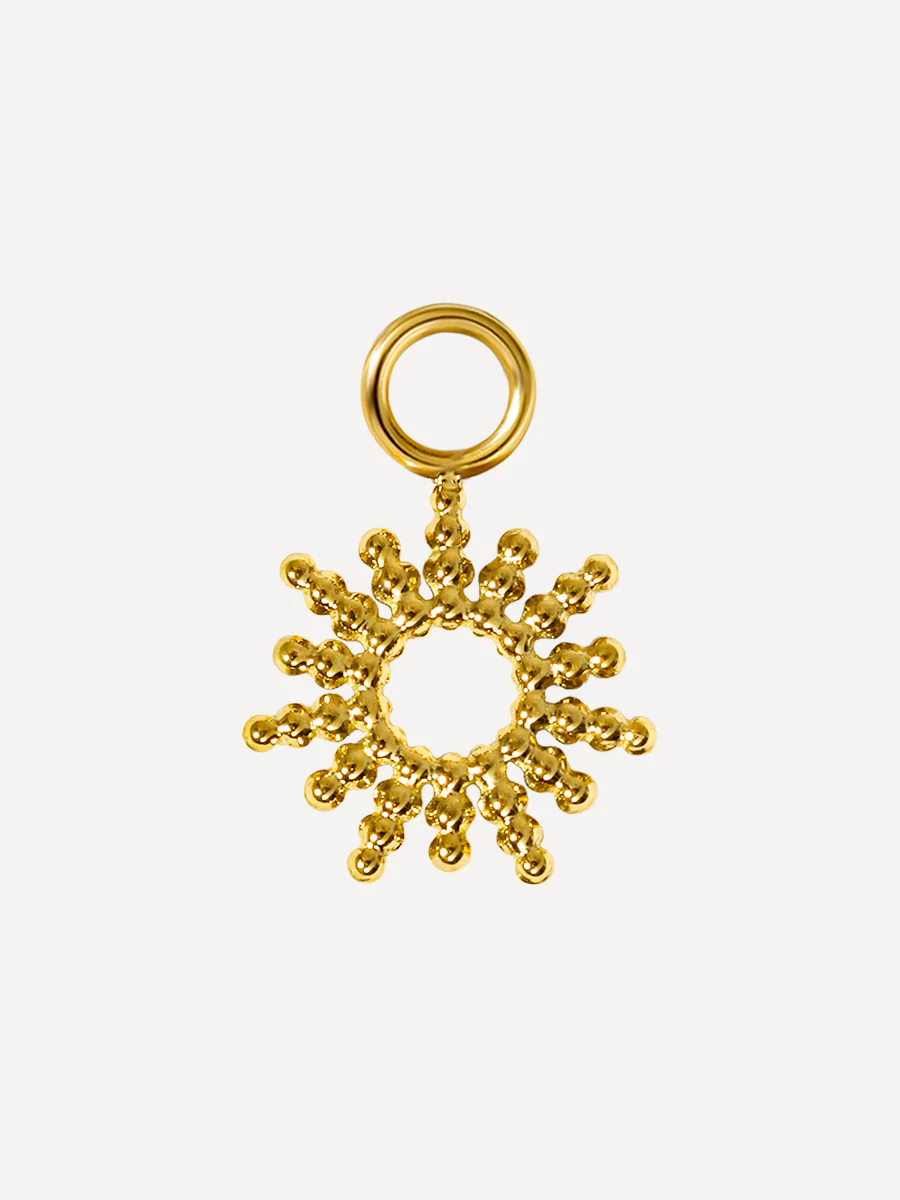 10,2x9,5mm Sunray Ohrring-Charm