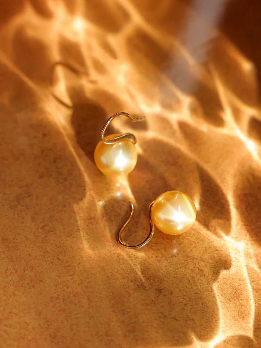 Sway Pearl Champagne Ohrringe - Image 4