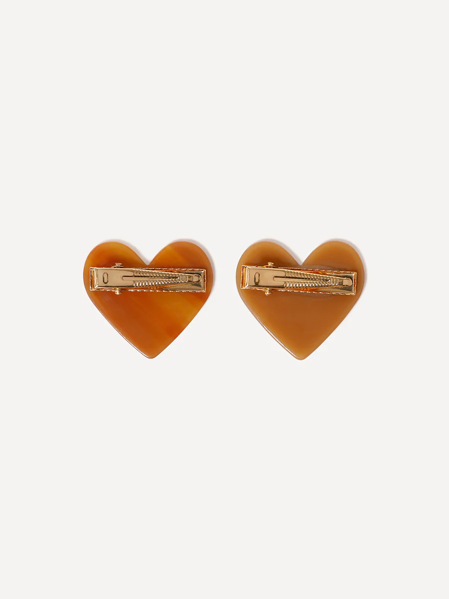 Sweet Heart Brown Set Hairpin - Image 3