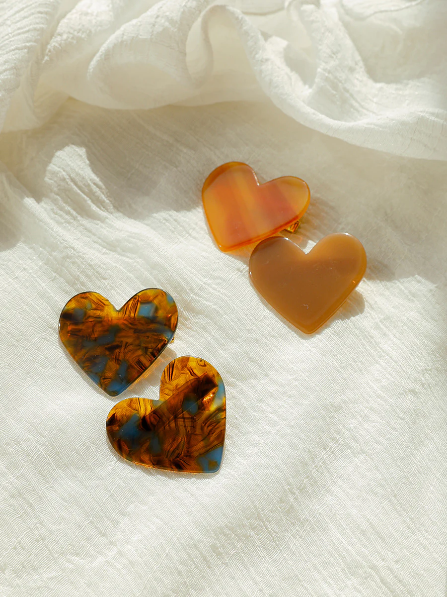 Sweet Heart Mixed Color Set Hairpin - Image 2