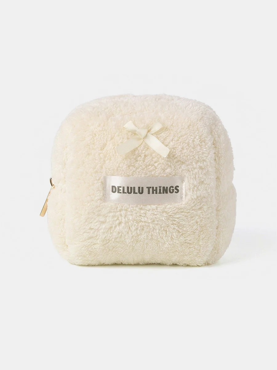 Sweet Puff White Kosmetiktasche
