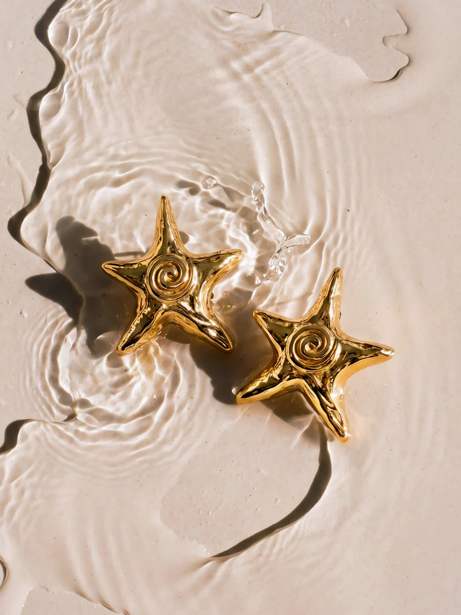 Swirl Star Ohrringe - Image 4