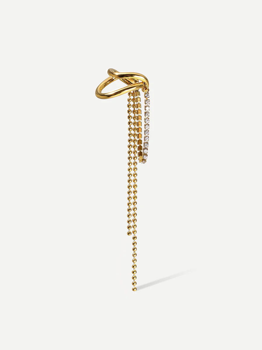 Tassel Elegance Earcuff