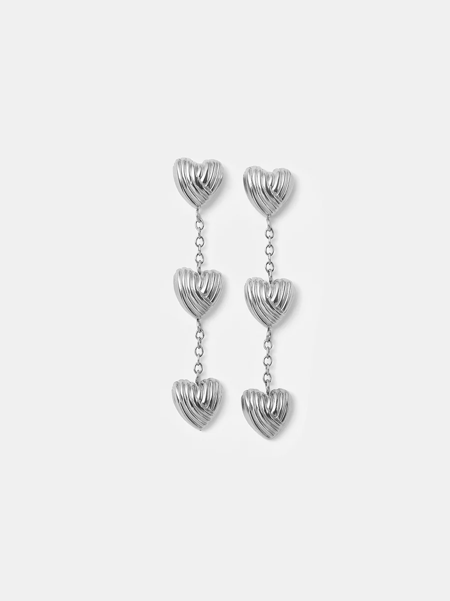 Trio Hearts Ohrringe - Image 15