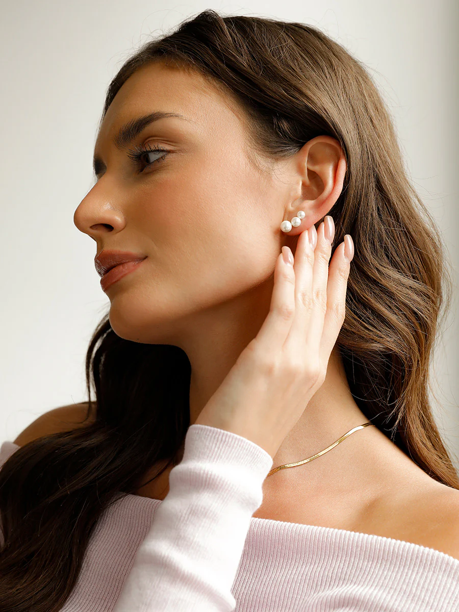 Trio Pearl Ohrringe - Image 5