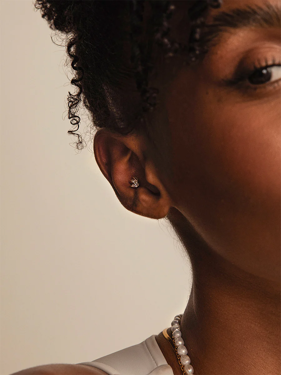 Triple Marquise Leaf Titan Piercing - Image 6