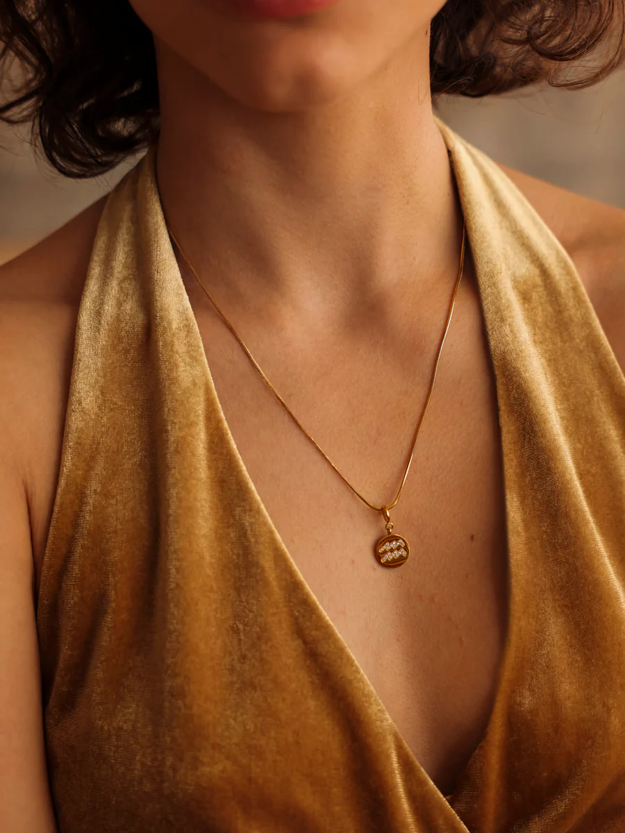 Twinkling Zodiac Ketten-Charm - Aquarius - Image 5
