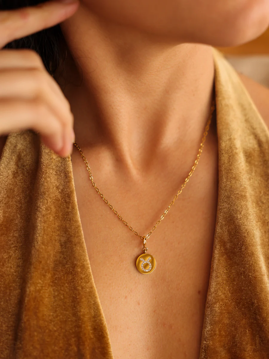 Twinkling Zodiac Ketten-Charm - Taurus - Image 3