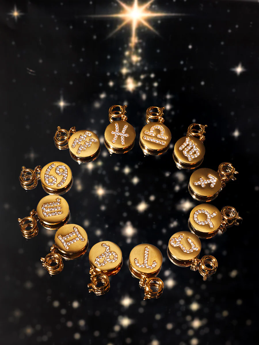Twinkling Zodiac Ketten-Charm - Aquarius - Image 4