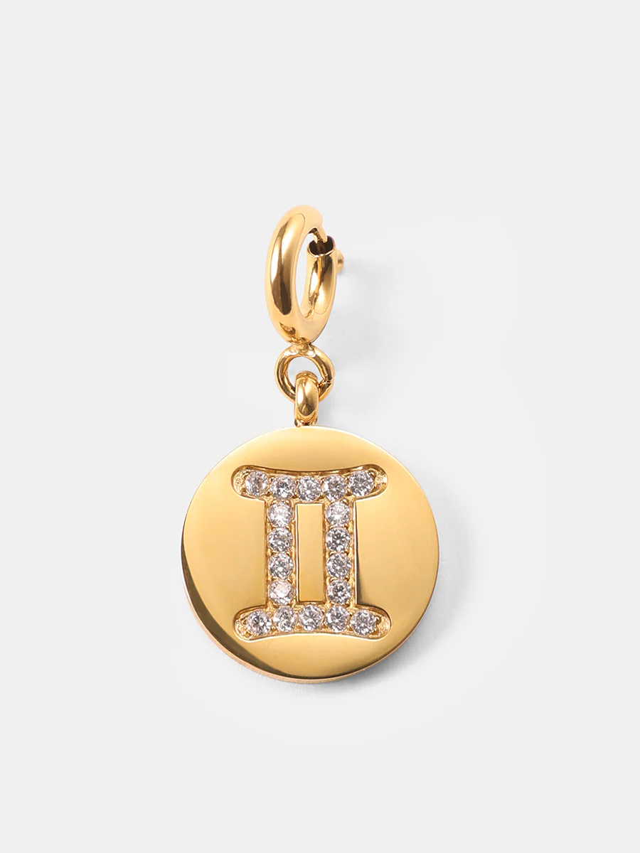 Twinkling Zodiac Ketten-Charm - Gemini