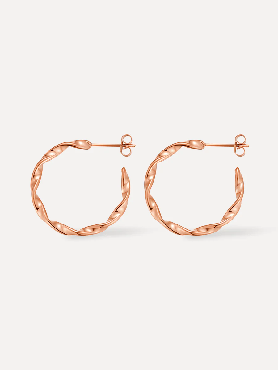 Twisted Hoop Ohrringe - Image 10