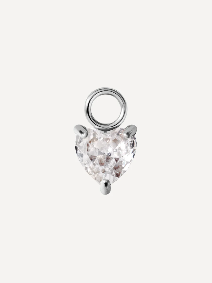 6,5x7,2mm Unique Love Ohrring-Charm - Image 2