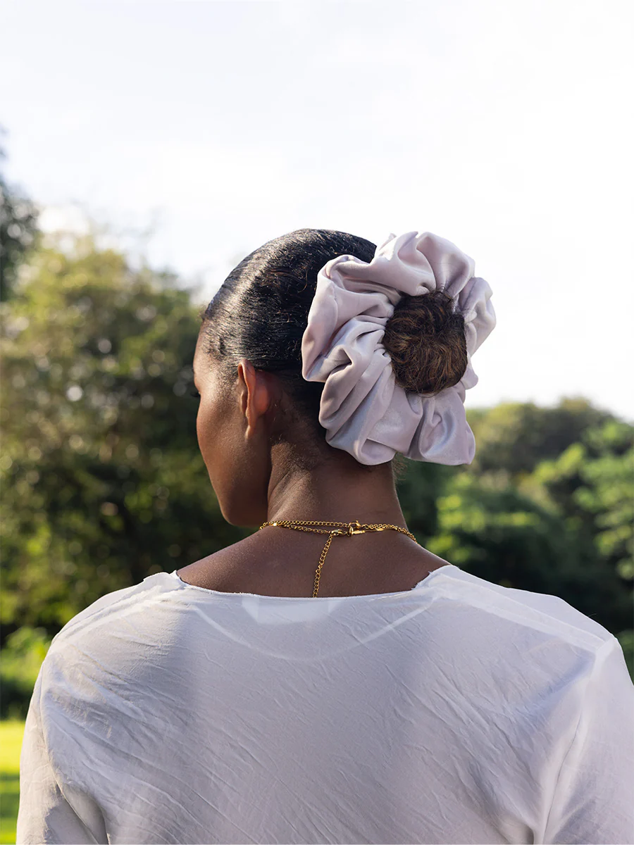 Velvet Dream Light Purple Scrunchie - Image 2