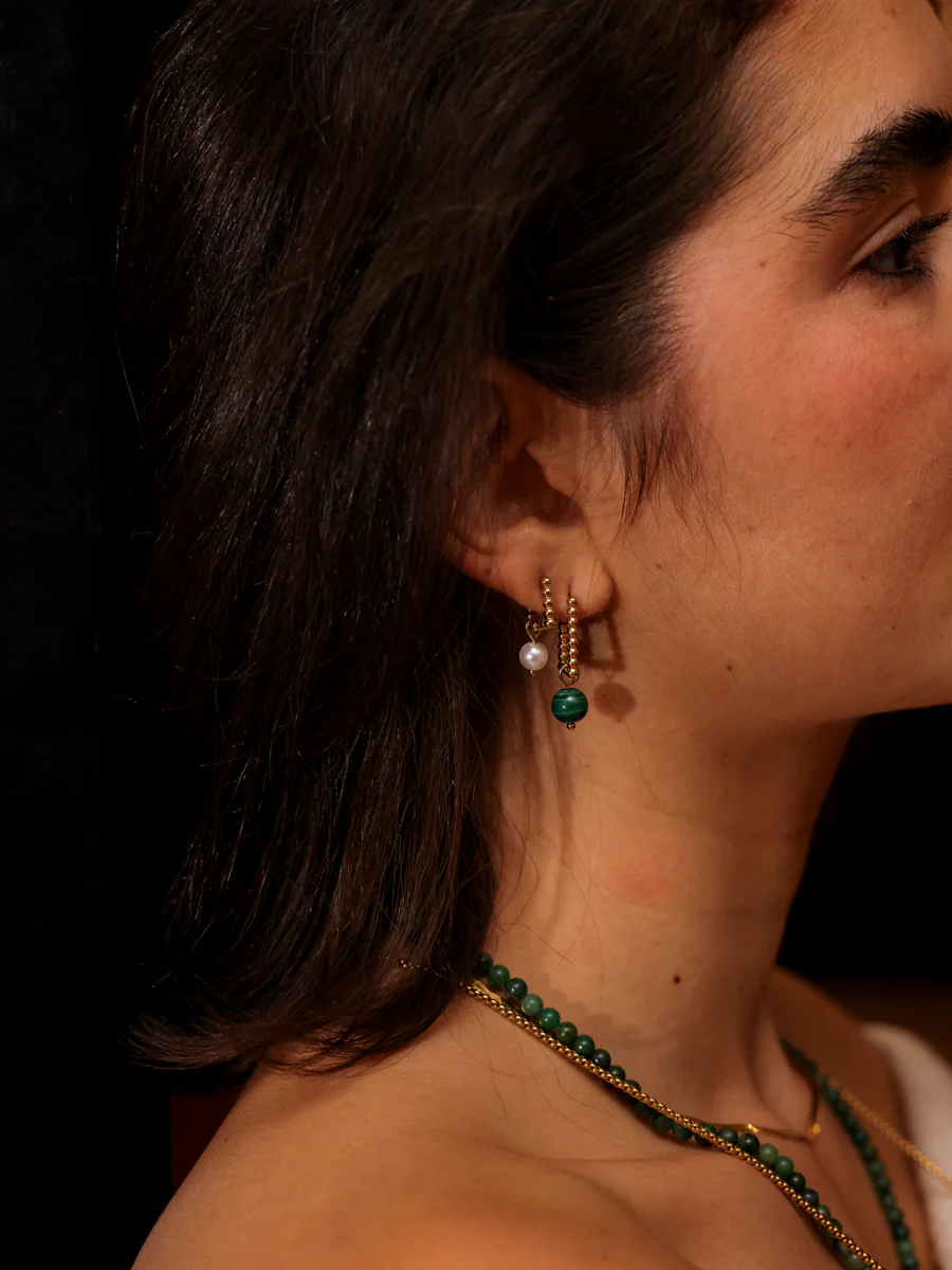 8mm Verdant Elegance Ohrring-Charm - Image 3
