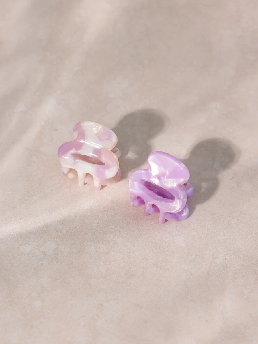 Vibrant Set Mini-Haarklammer Violet
