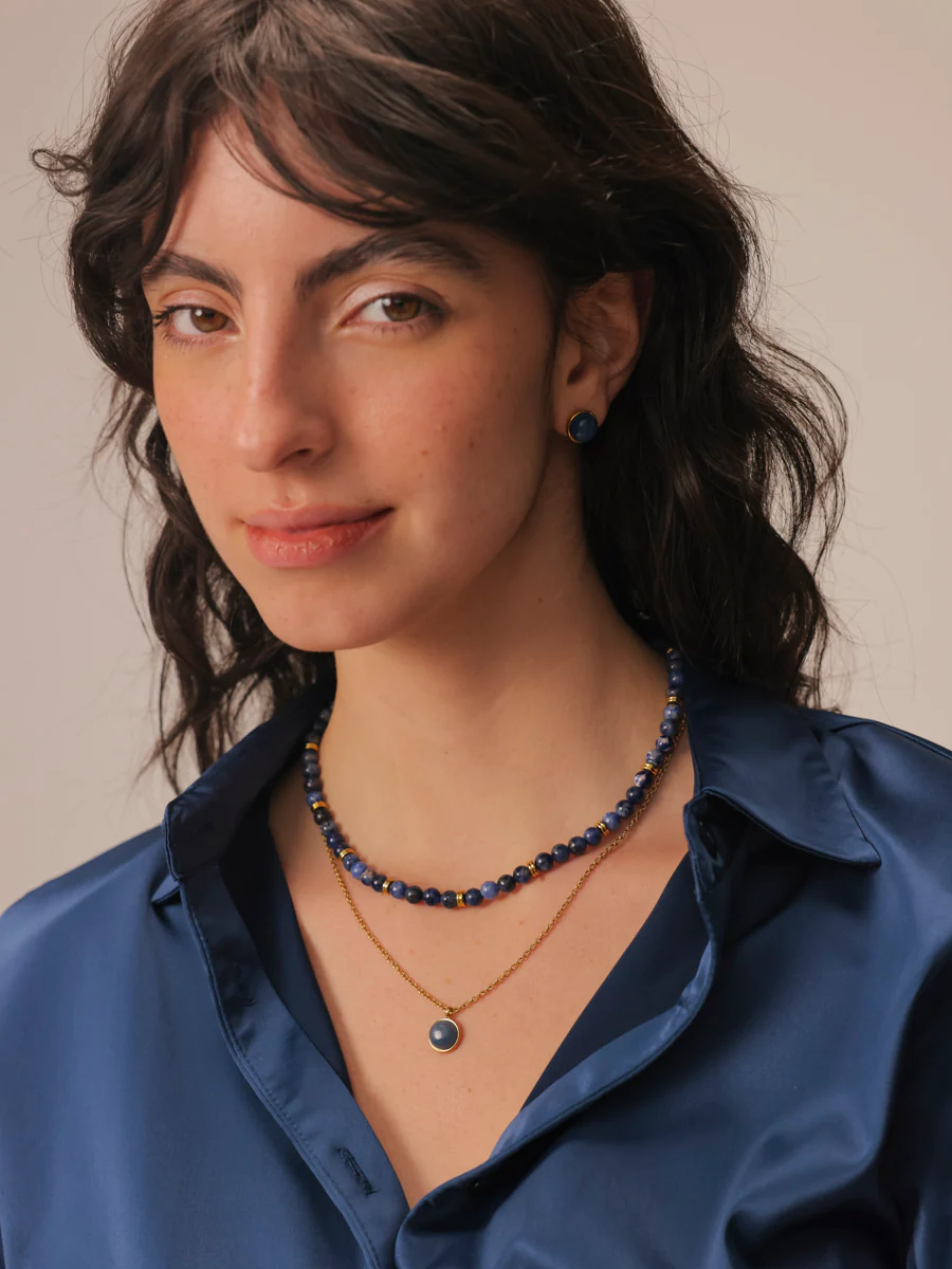 Wandering Wish Dark Blue Kette - Image 10