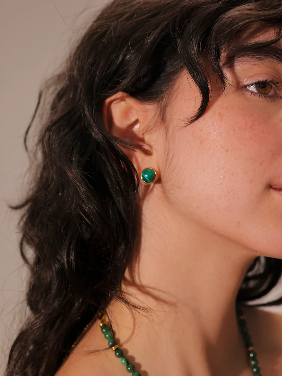 Wandering Wish Dark Green Ohrringe - Image 5