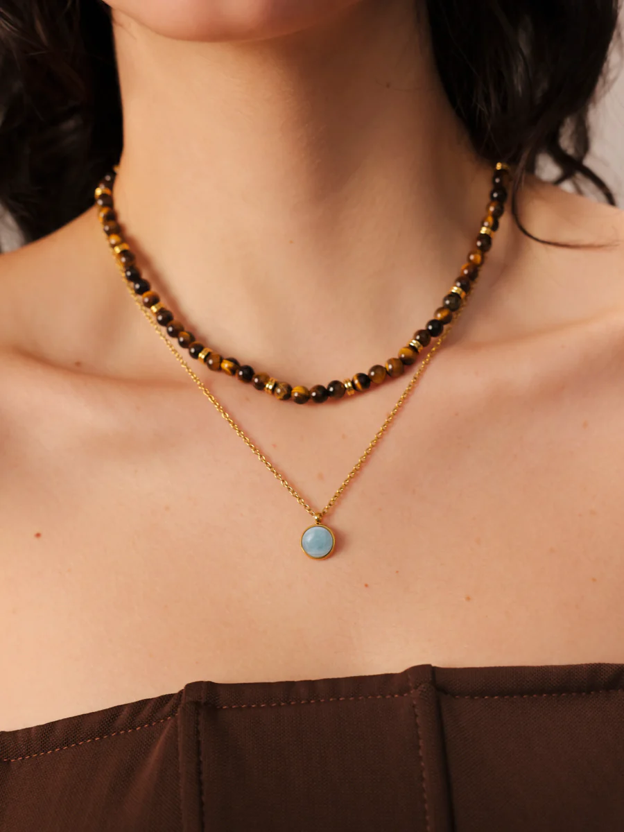 Wandering Wish Light Blue Kette - Image 4