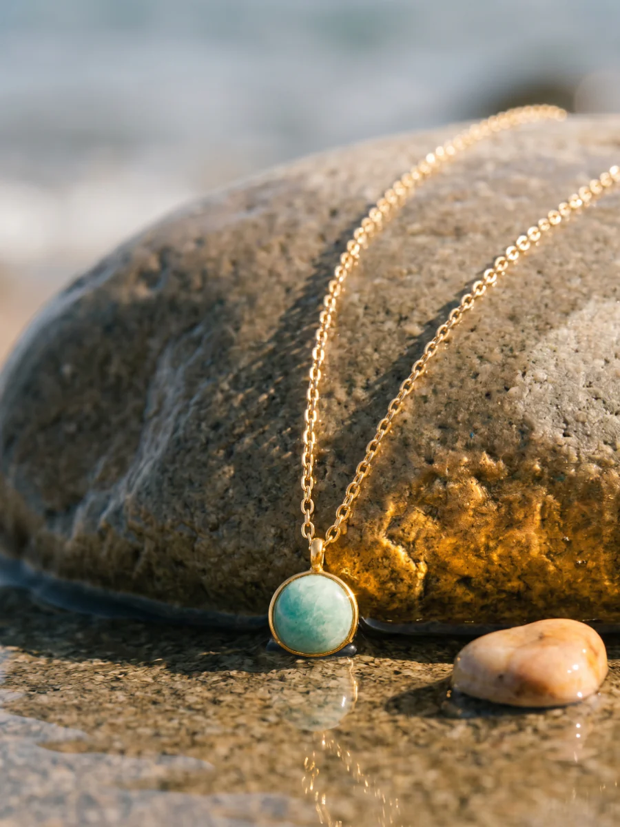 Wandering Wish Sea Green Kette - Image 5