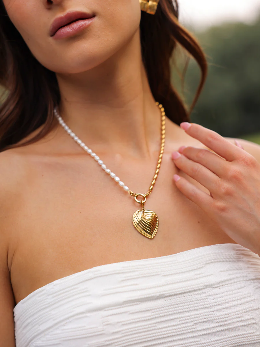 Wave Heart Ketten-Charm - Image 3