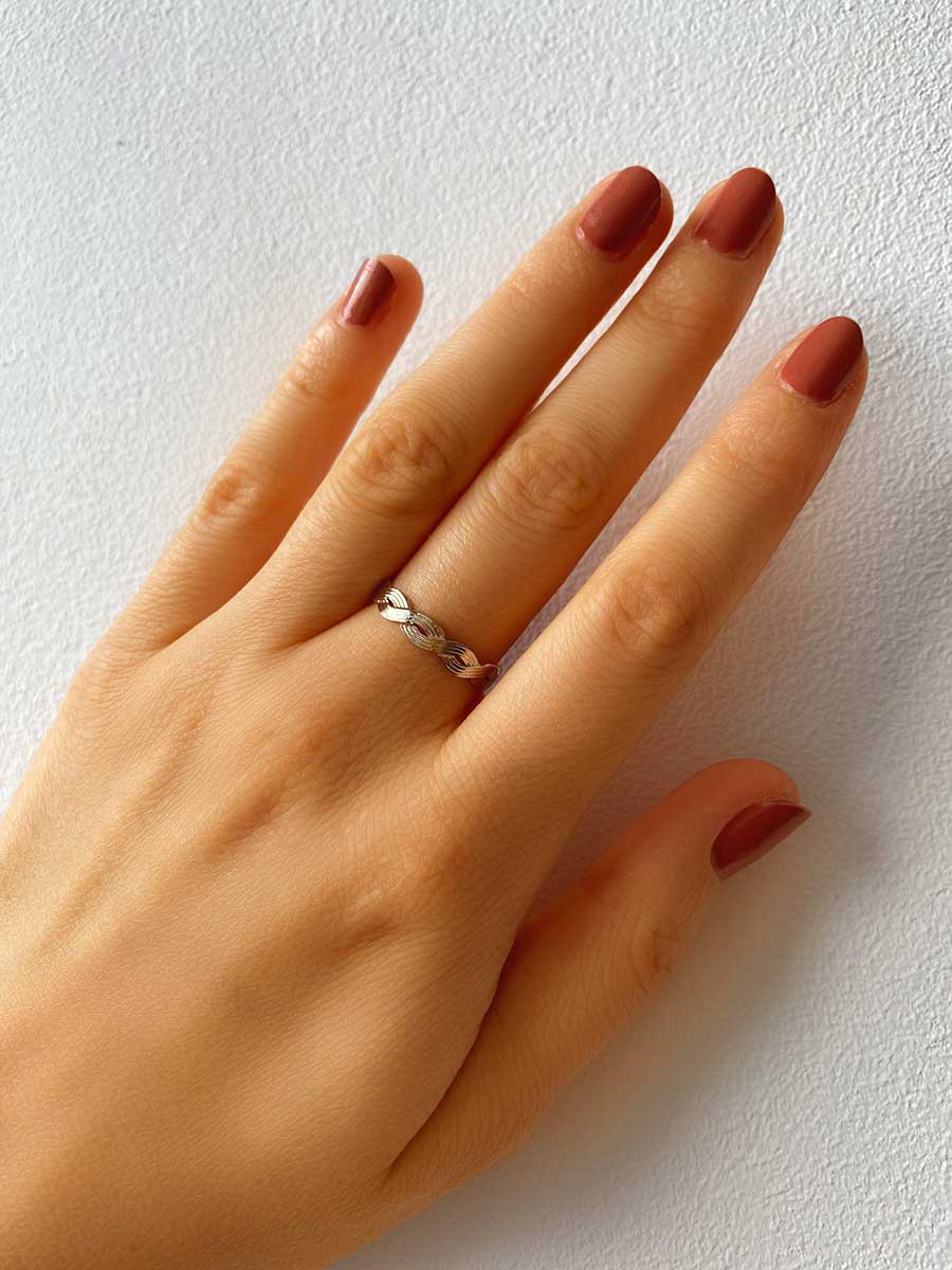 Wavy Line Ring - Image 4