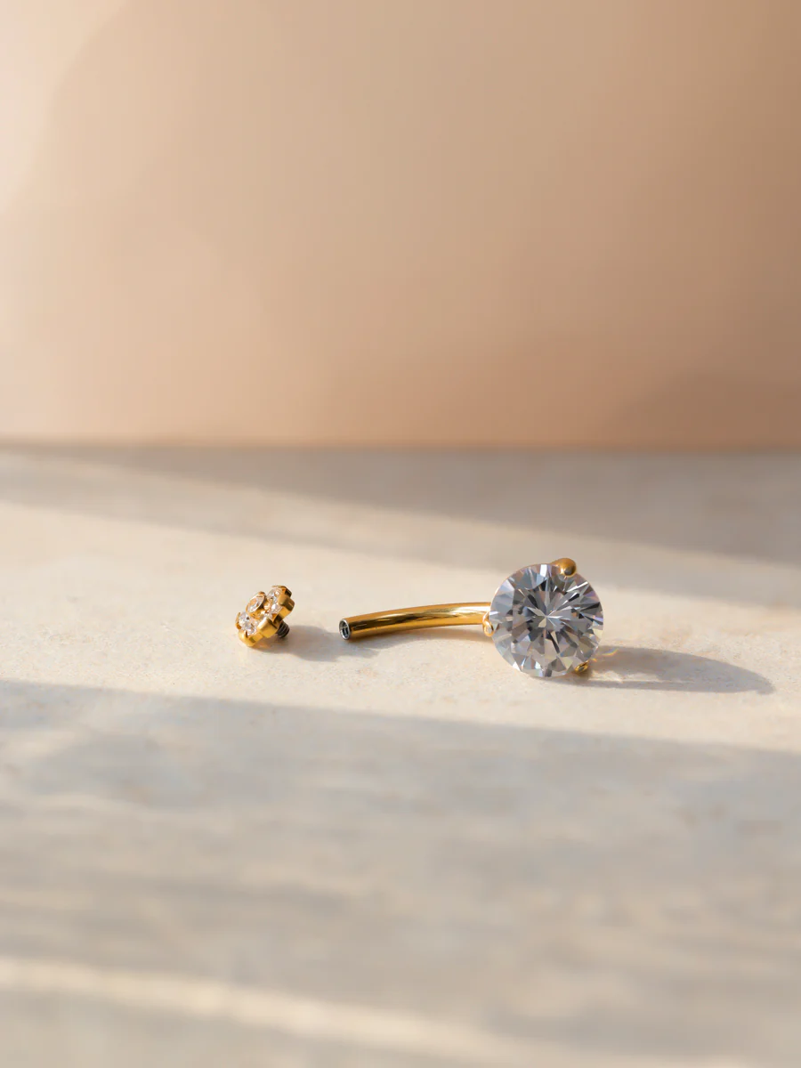 Whisper Petal Pure Titan Bauchnabelpiercing - Image 2