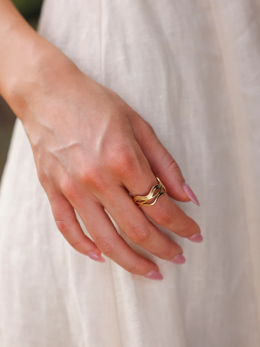 Whispering Wave Ring - Image 5