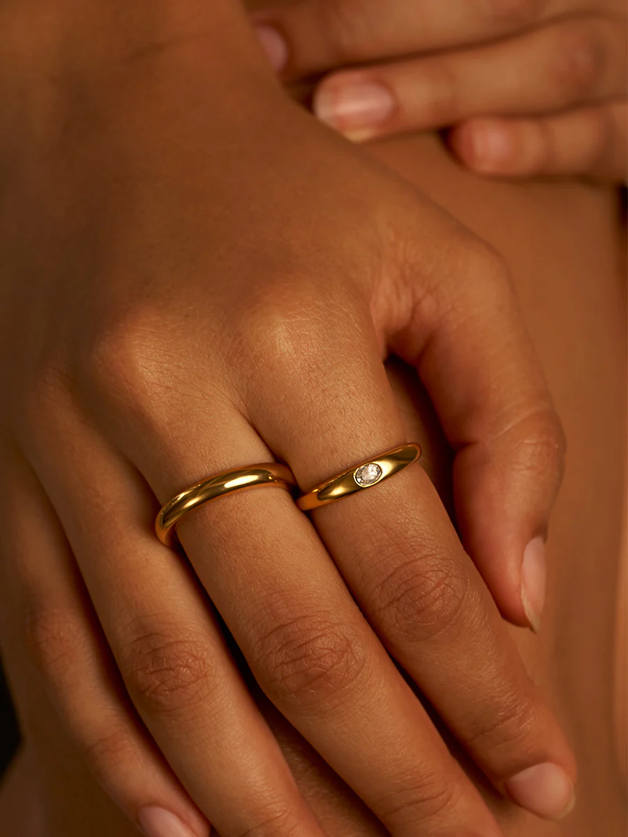 White Dome Ring - Image 3