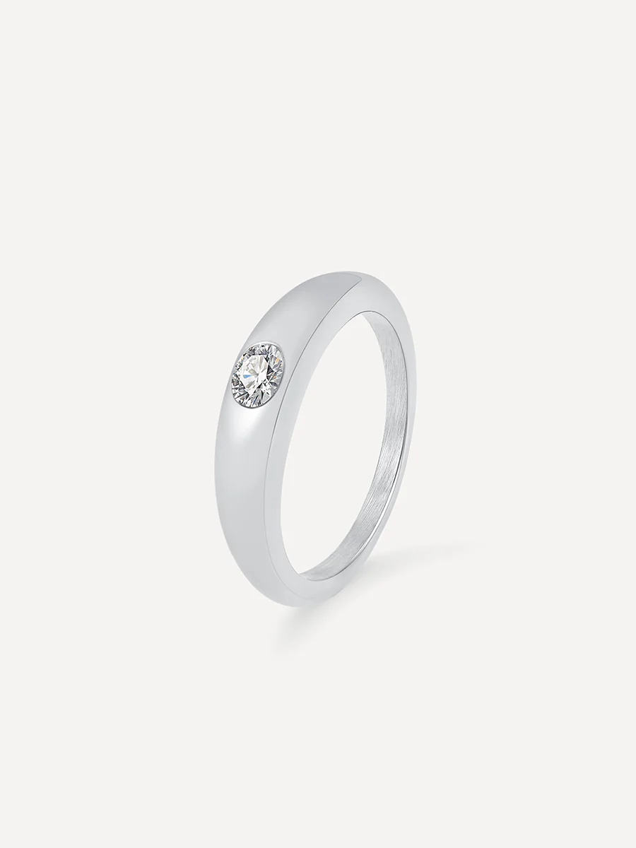 White Dome Ring - Image 6