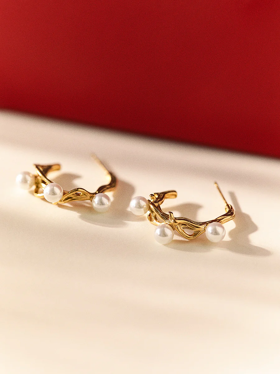 Wrap Pearl Ohrringe - Image 4