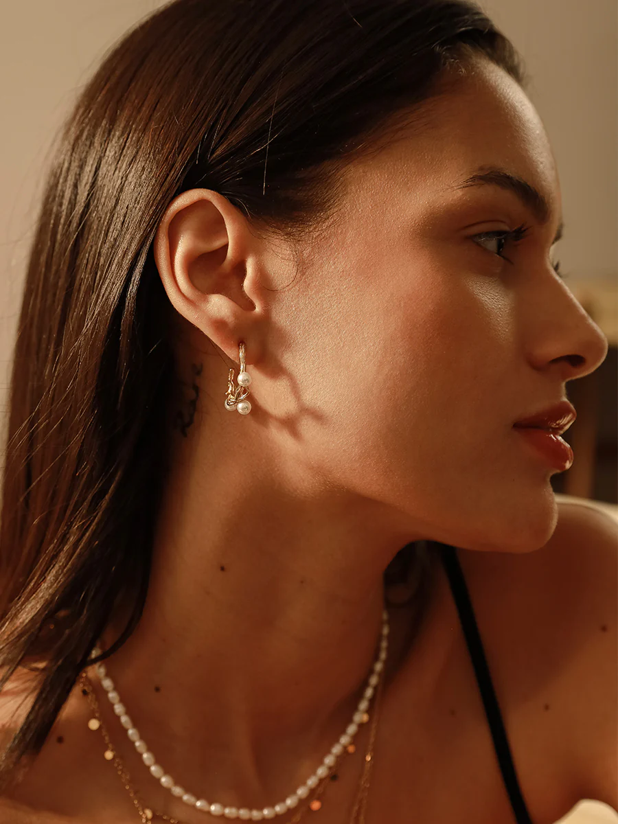 Wrap Pearl Ohrringe - Image 5